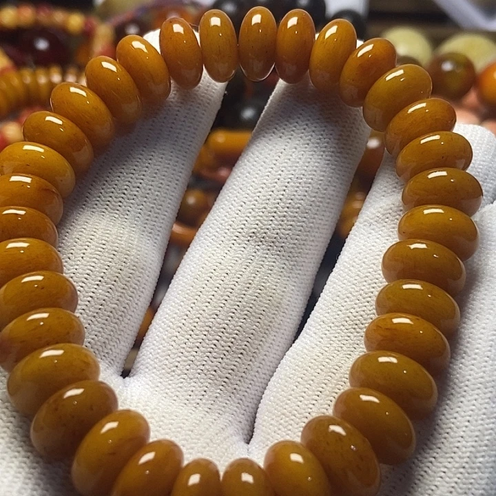 用***4非金属王老板1.2算盘珠手串