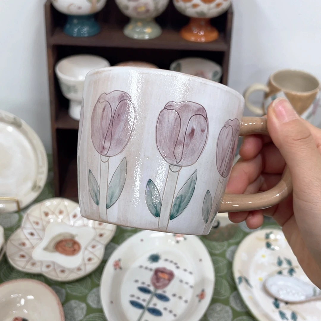 瓷片景德镇手工陶瓷杯完品