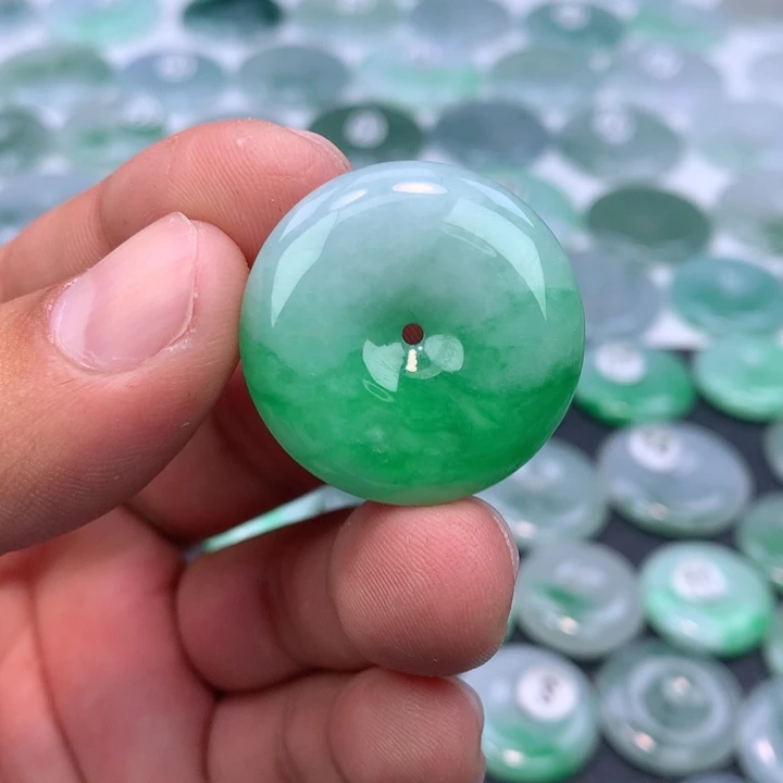 颈饰未镶嵌翡翠缅甸天然A货翡翠29-6.6