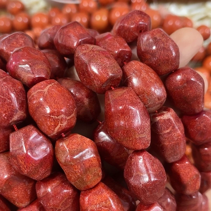 玛瑙/玉髓合金珠宝半成品2颗大号切面圆不定桶珠