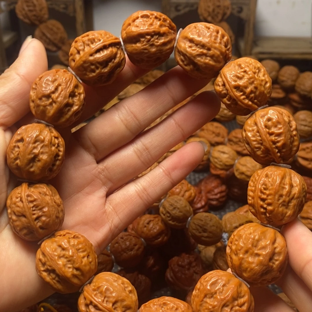 文玩核桃手串粗筋八棱手持