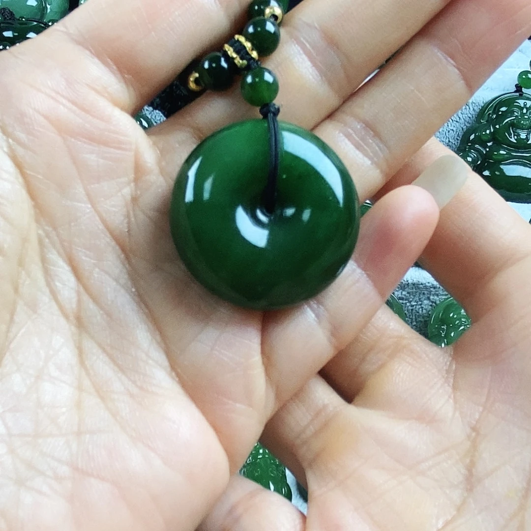 吊坠(不含链)未镶嵌和田玉（碧玉）29