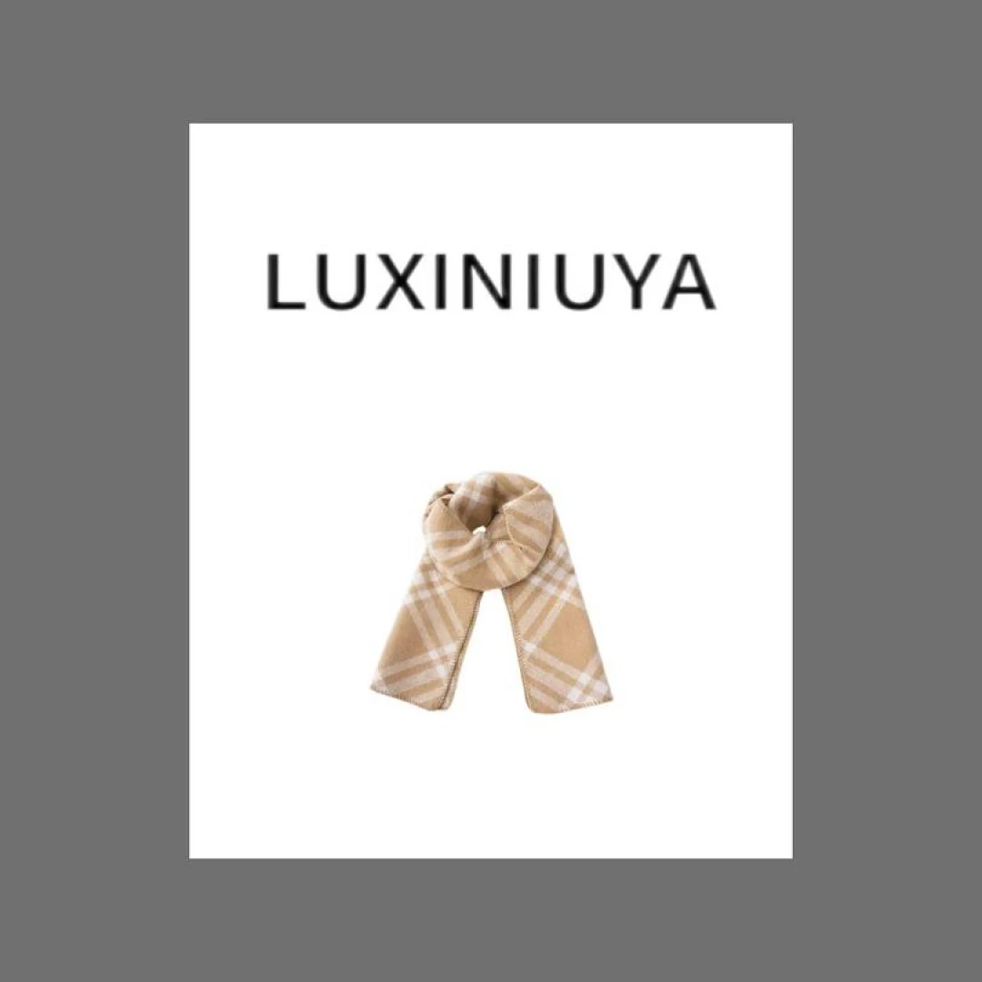 【LUXINIUYA】格子围巾  早秋新品 百搭休闲时尚#CX1831