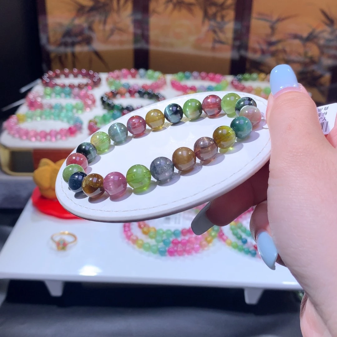 未镶嵌手链碧玺碧玺