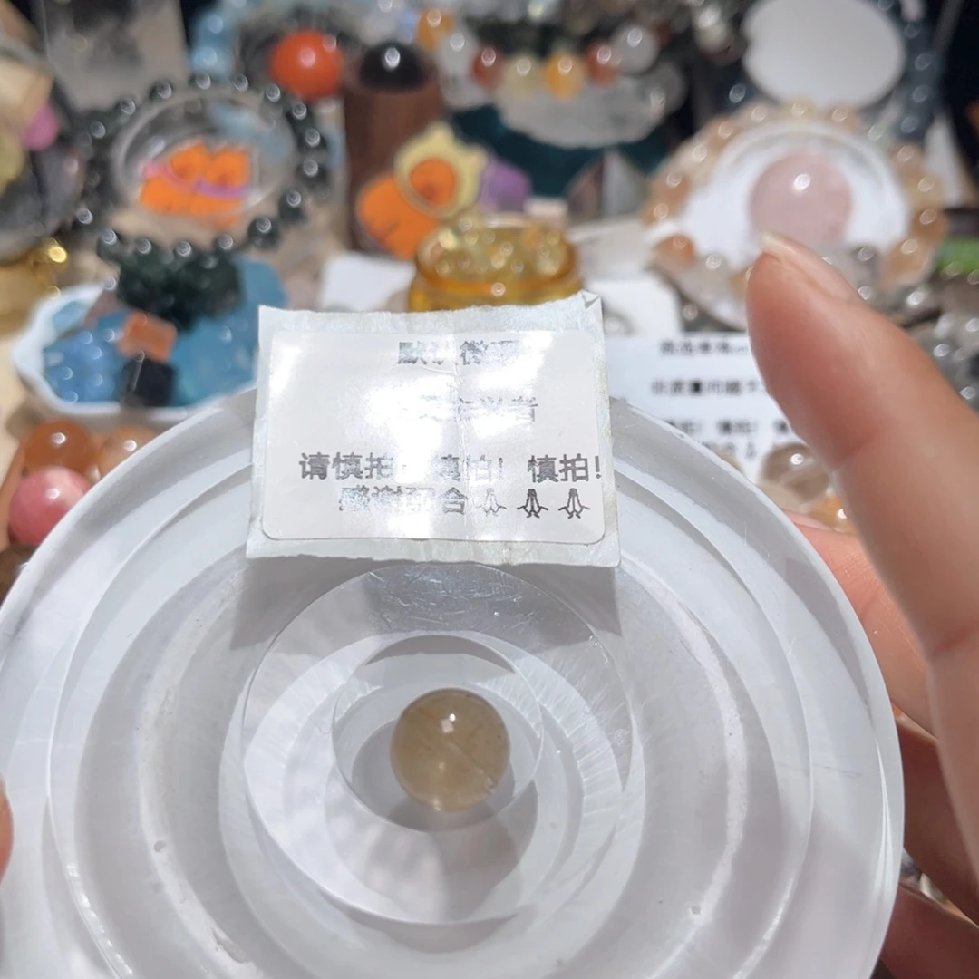 水晶单珠未镶嵌贪****西发晶12+