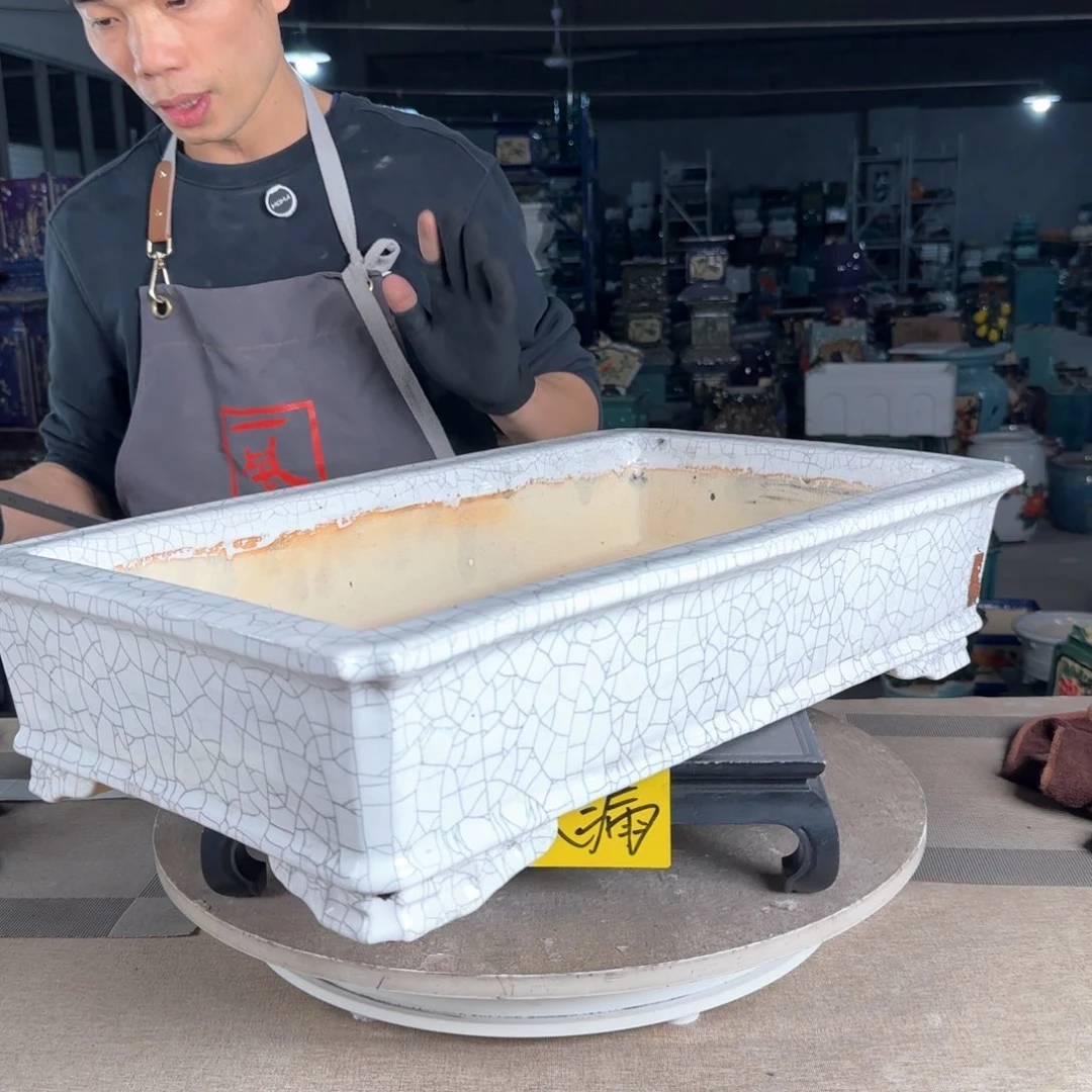 一风堂石湾花盆。微瑕