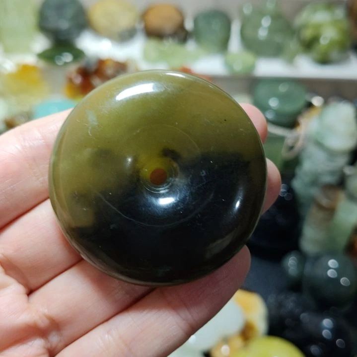 岫玉平安扣未镶嵌