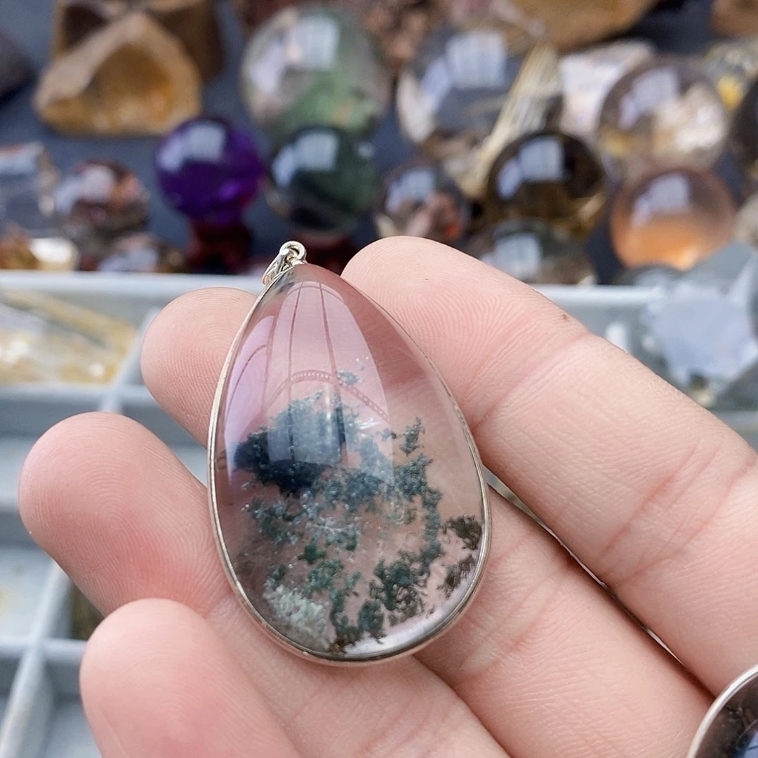 水晶天然水晶透亮光泽未镶嵌啥***听