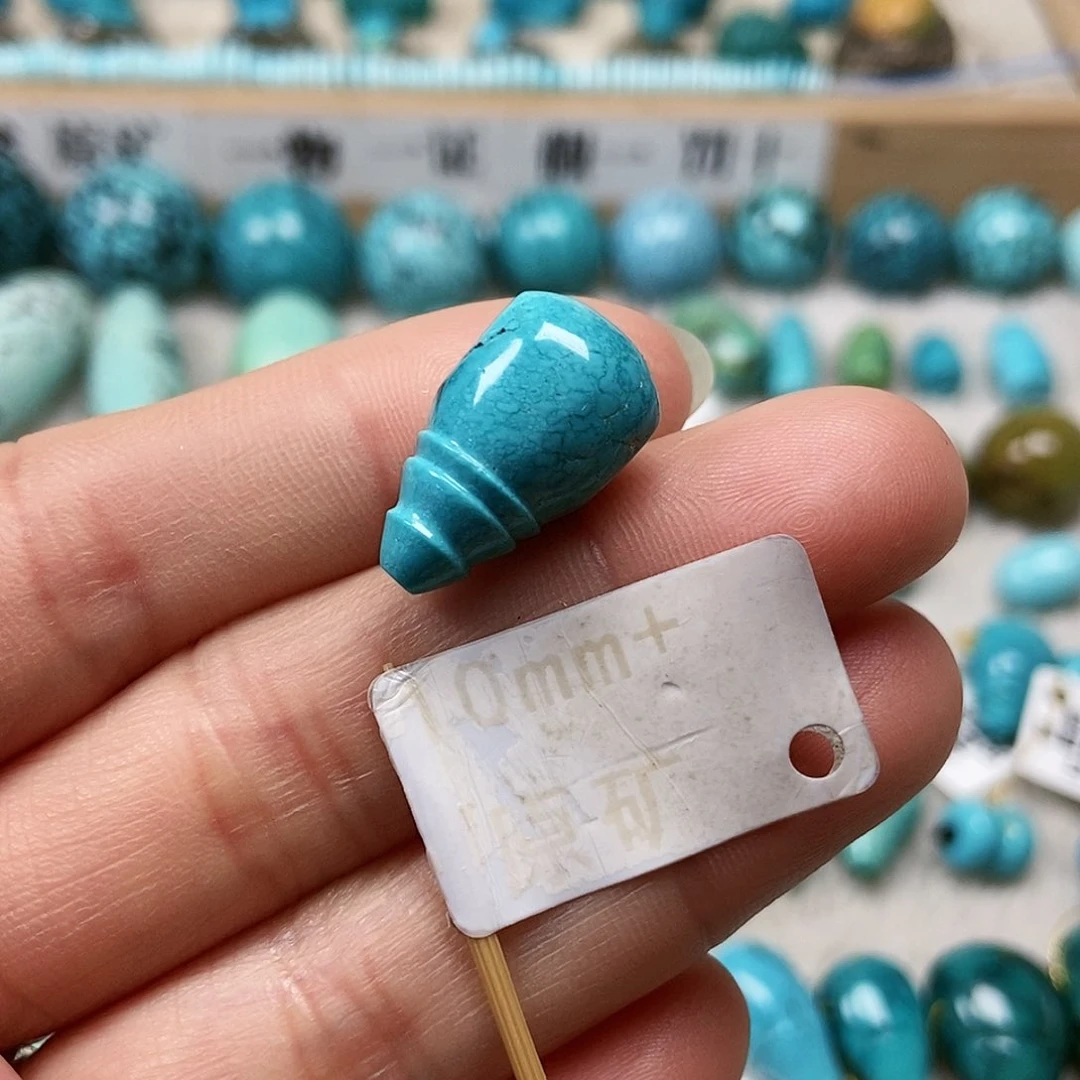 未镶嵌绿松石珠宝半成品