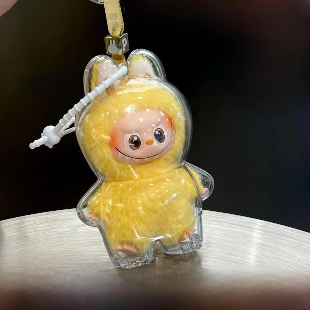 泡泡玛特labubu4.0心底密码保护壳4代mini拉布布保护罩硬壳娃包