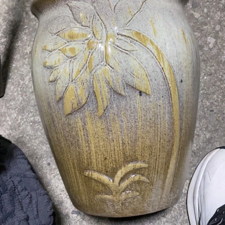 紫砂花盆高约25口约20