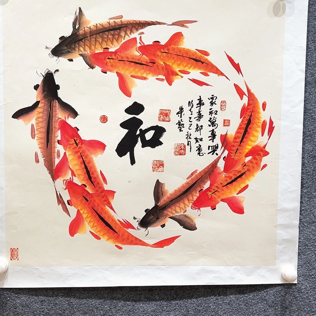 国画纯手绘系列画心