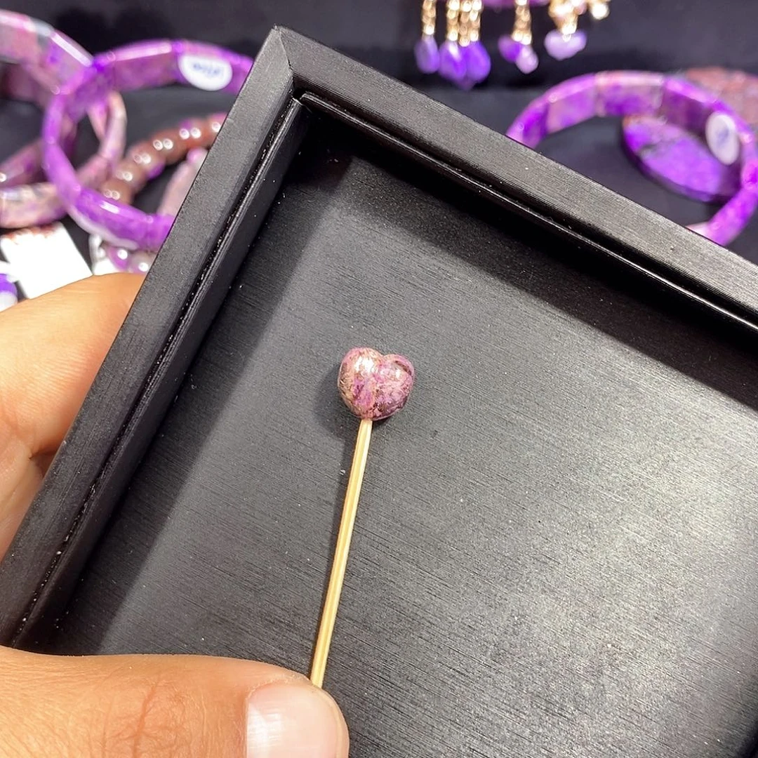 苏纪石（舒俱来）未镶嵌南非舒俱来屁桃单圈