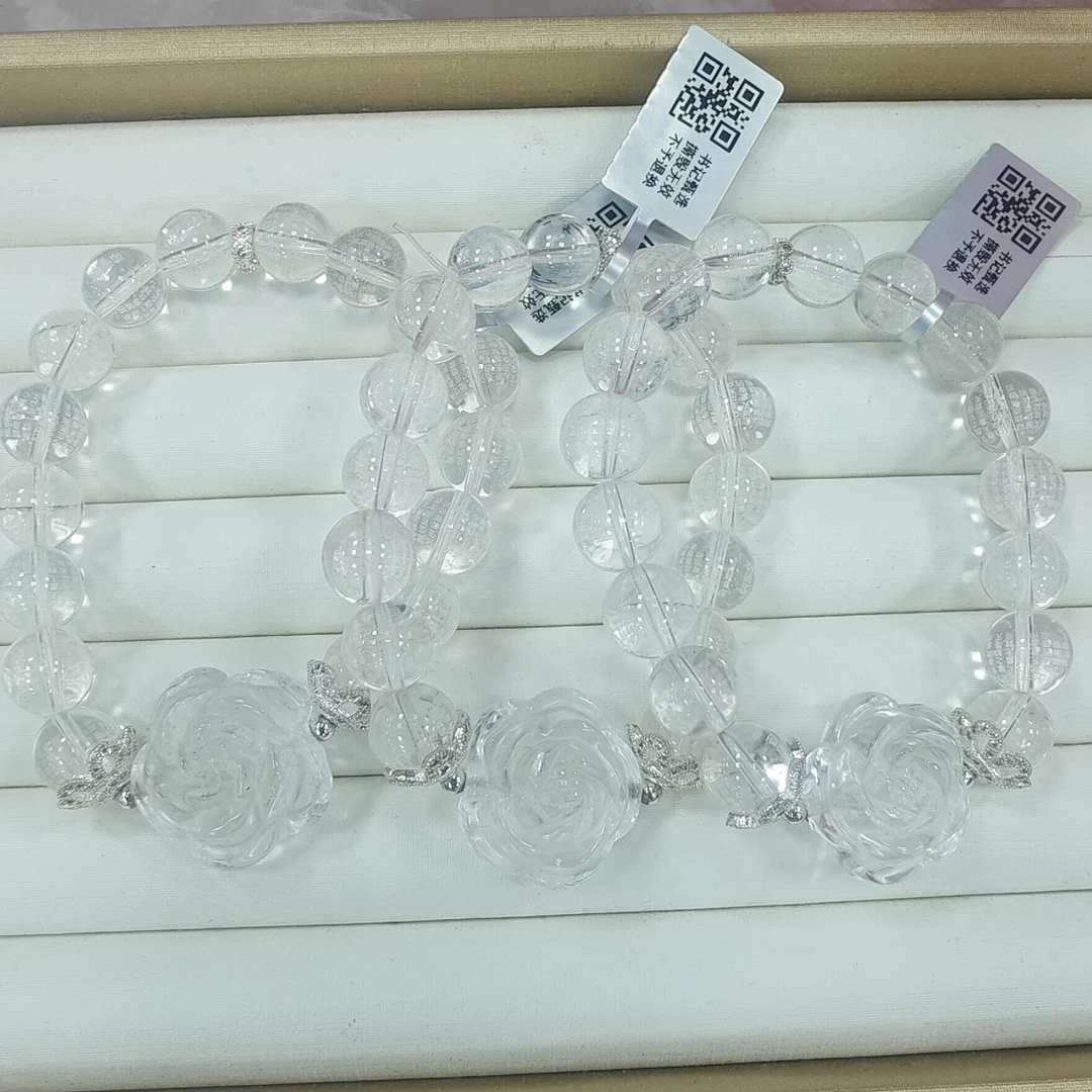 【书记甄选】原创白水晶单圈手链 多样性发一件 BB1014