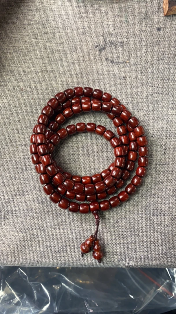 印度小叶紫檀8x8x108颗多圈