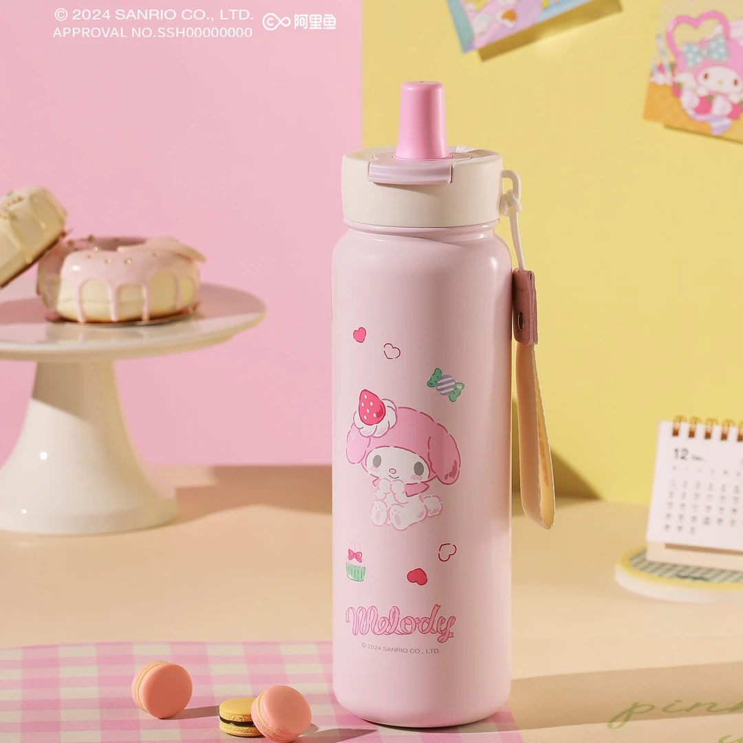 筒筒保温杯780ml新款联名双饮大容量儿童学生成人镜面316内胆