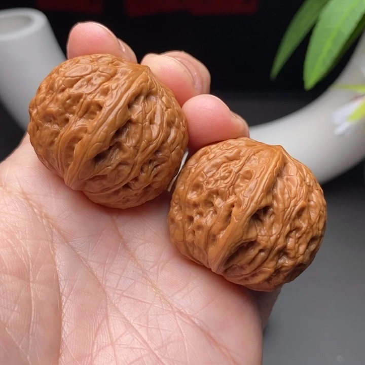 文玩核桃把件余*铁锤37.5