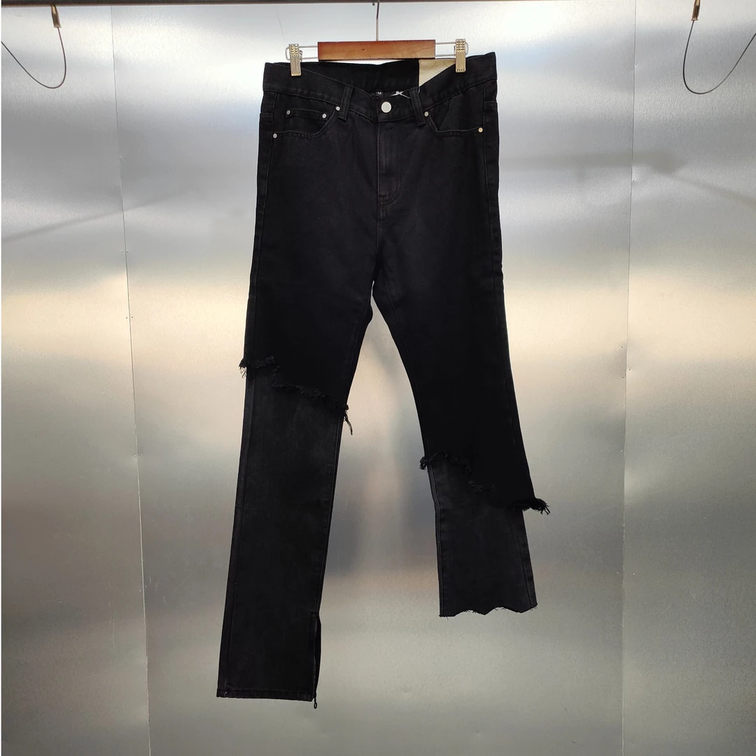 G01-11786-NKZ拼接风格时尚潮流牛仔裤