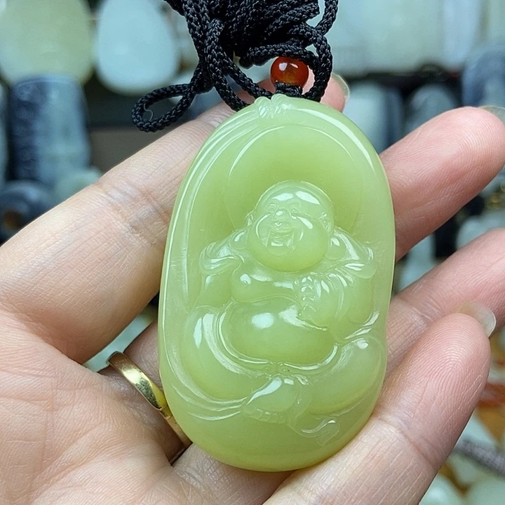 ****宝和田玉未镶嵌挂件