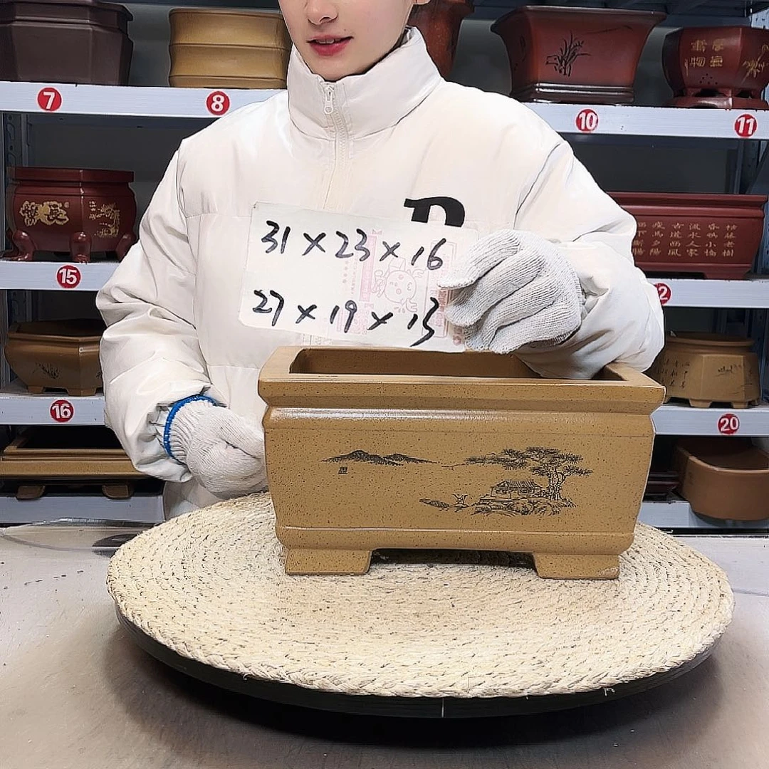 紫砂花盆紫砂花盆