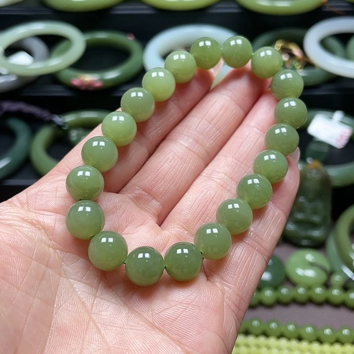 和田玉未镶嵌手链