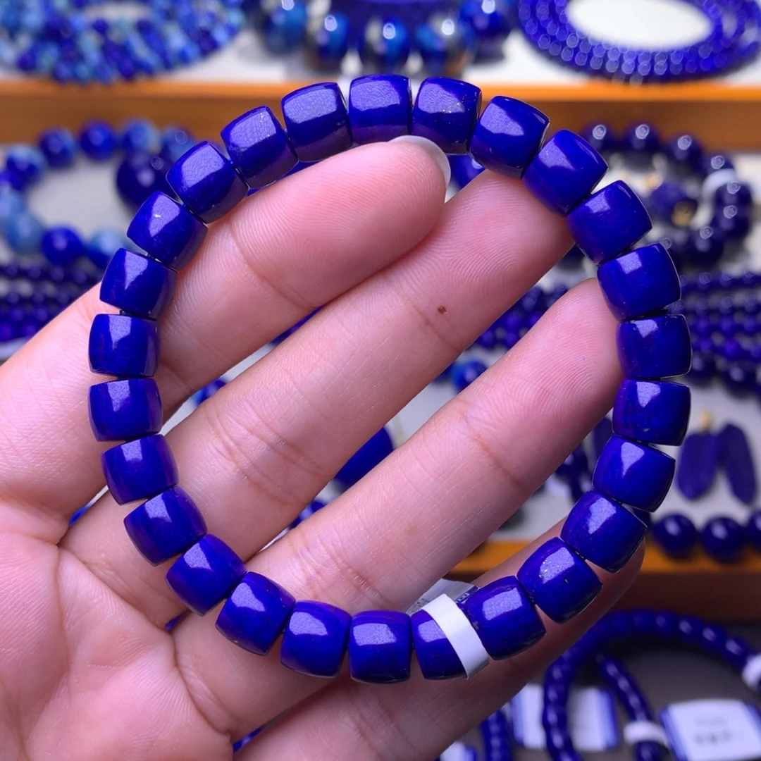 青金石未镶嵌手串8mm2489