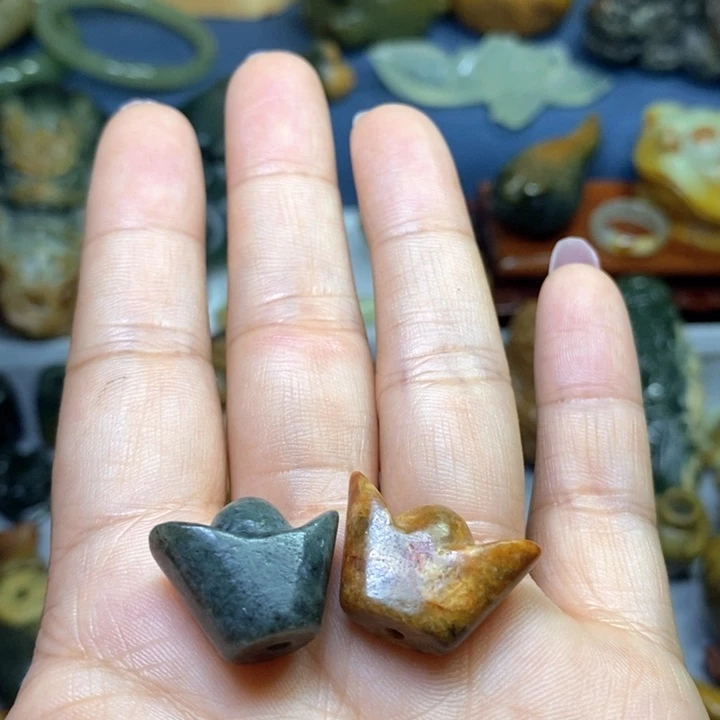 岫岩河磨玉（透闪石质玉）未镶嵌挂件