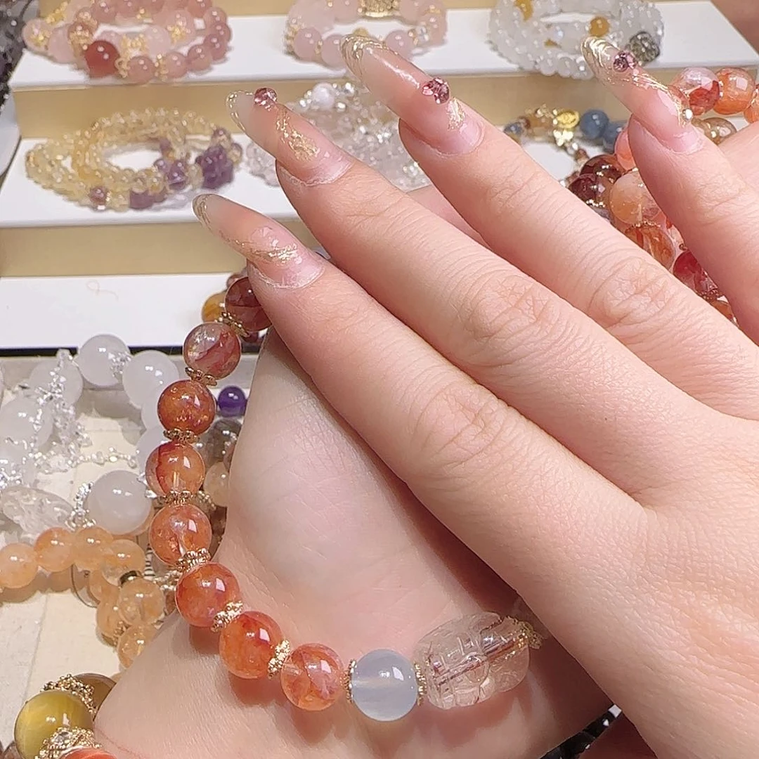 水晶手链未镶嵌昆****华八