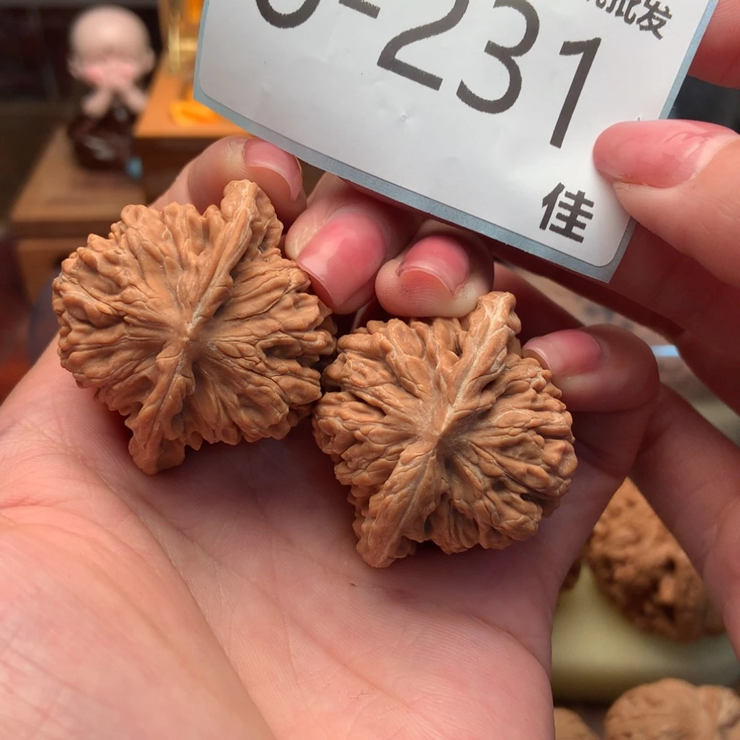 文玩核桃把件39四座楼