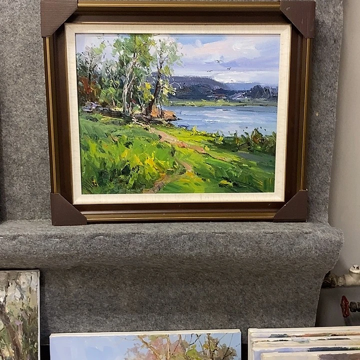 油画带外框画芯尺寸40x50cm
