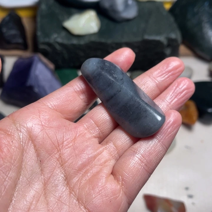 玉新疆戈壁青花吊坠