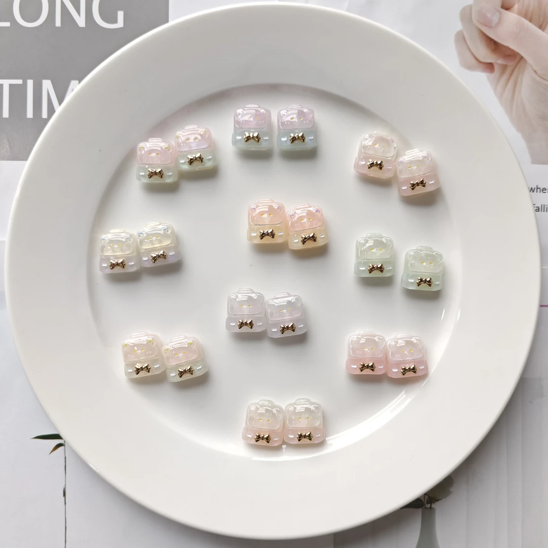 韩国家定制细闪渐变小萌可爱书包