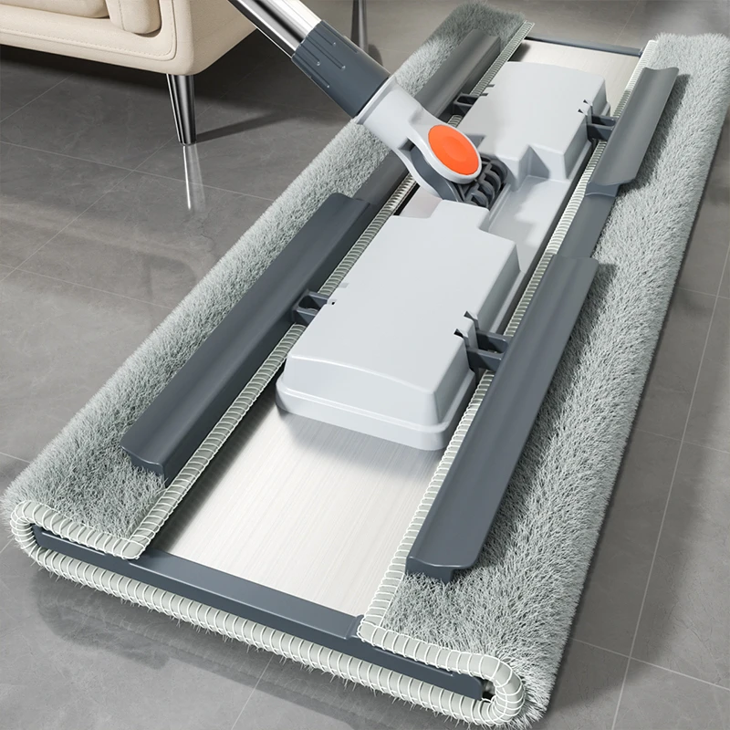 夹毛巾的拖把平板拖把家用夹布拖把木地板墩布拖布抹布拖地神器