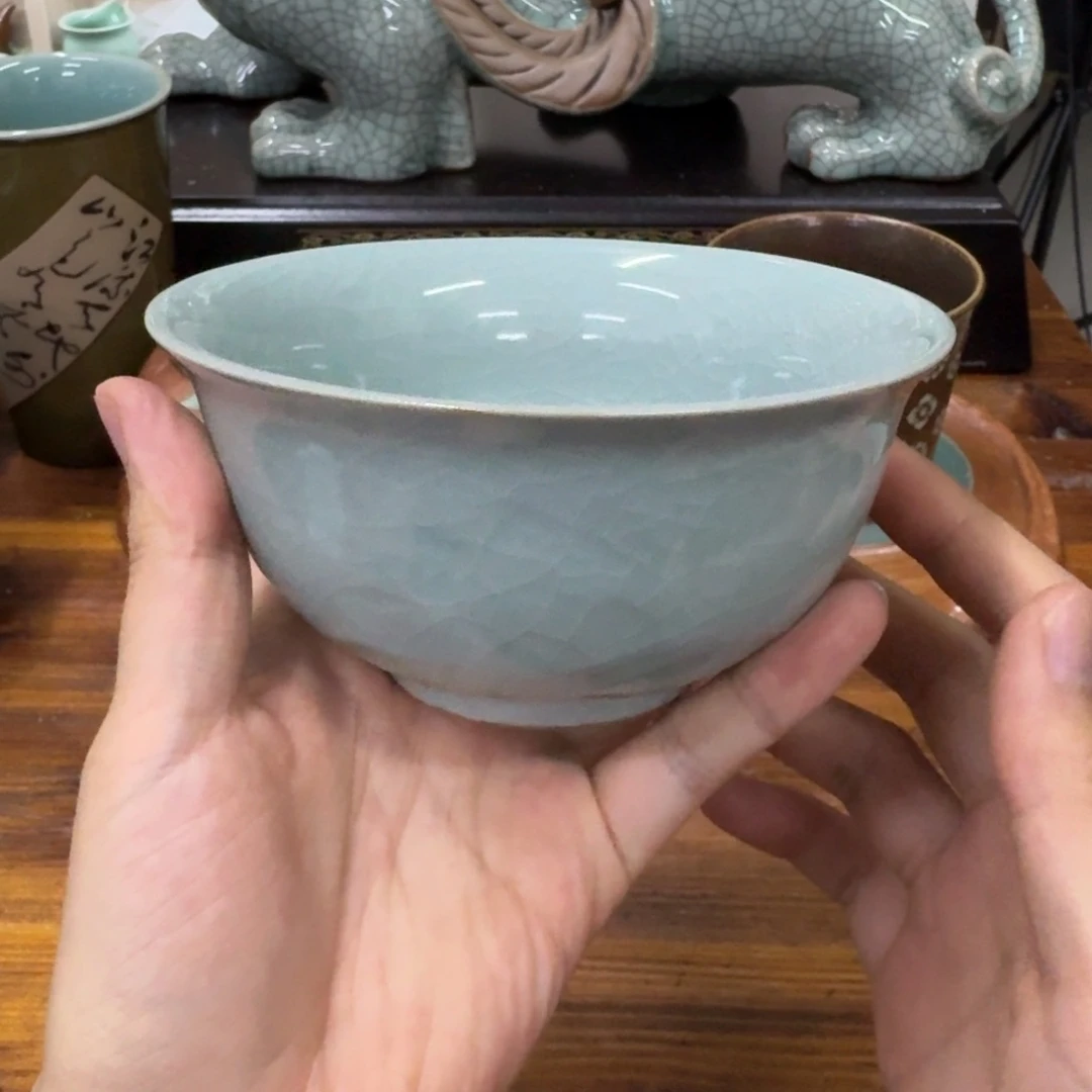 龙泉青瓷茶具微瑕1206