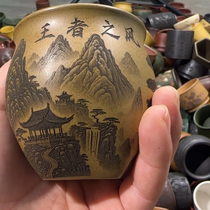 茶杯紫砂全手工制作工艺