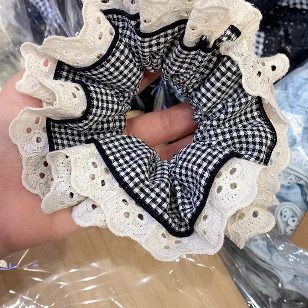 布艺铁合金黑色格子