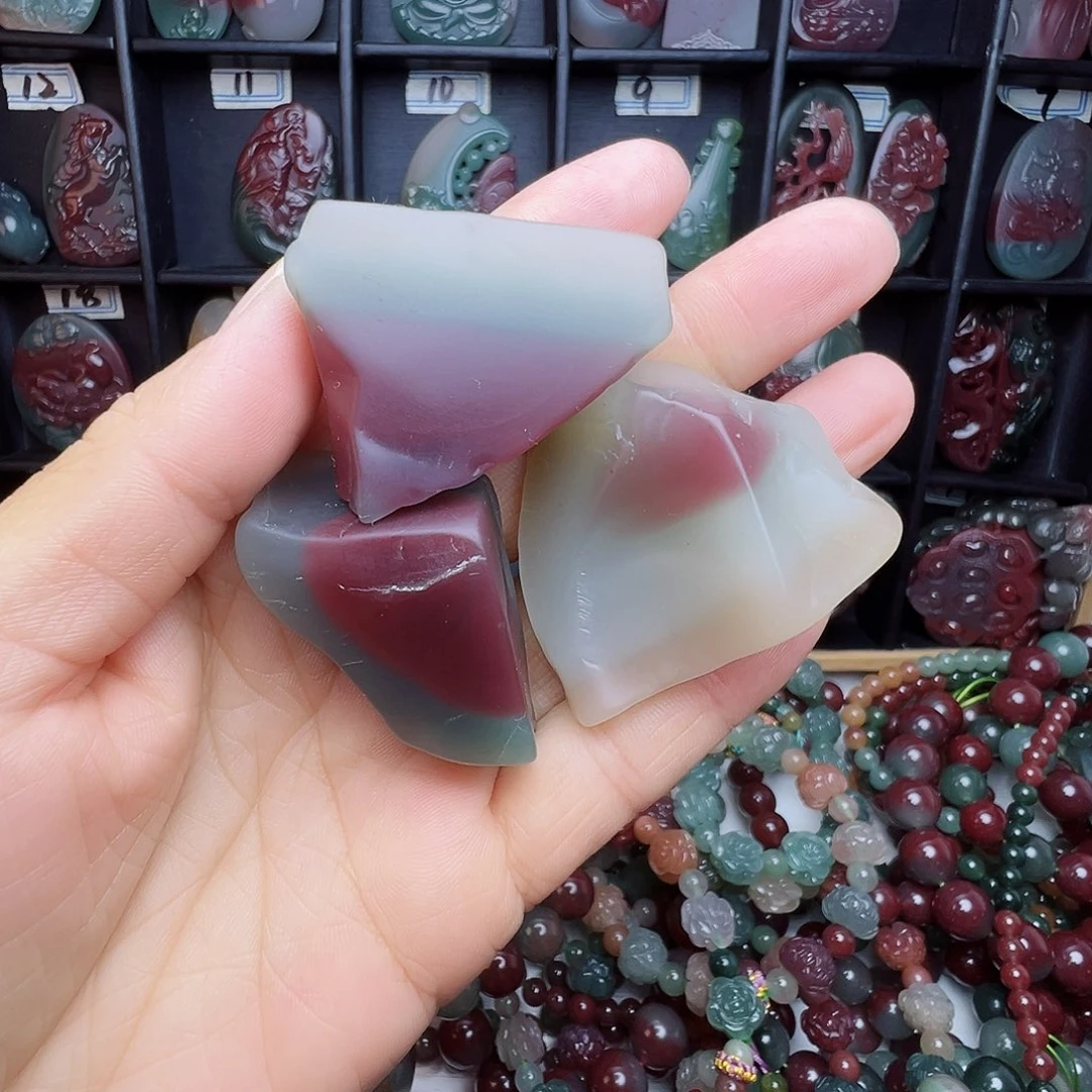 非金属秦紫玉原石