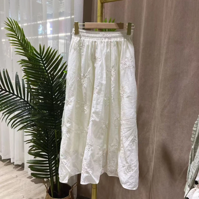 新品刺绣半裙7209