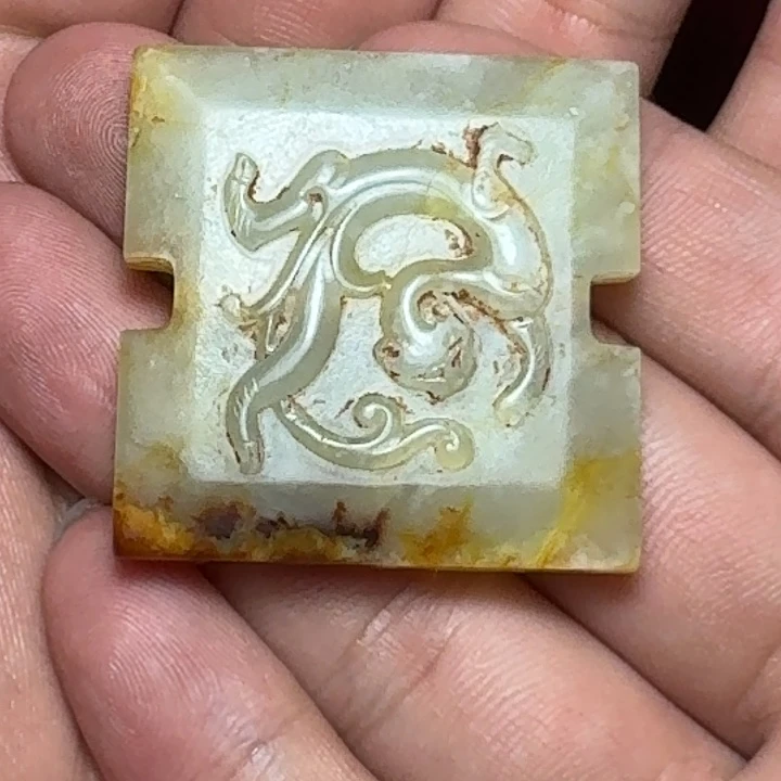 尚***堂和田玉未镶嵌挂件