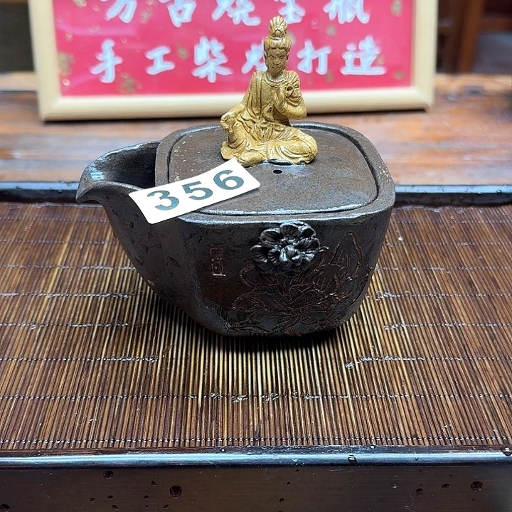 纯手工制作粗陶茶具
