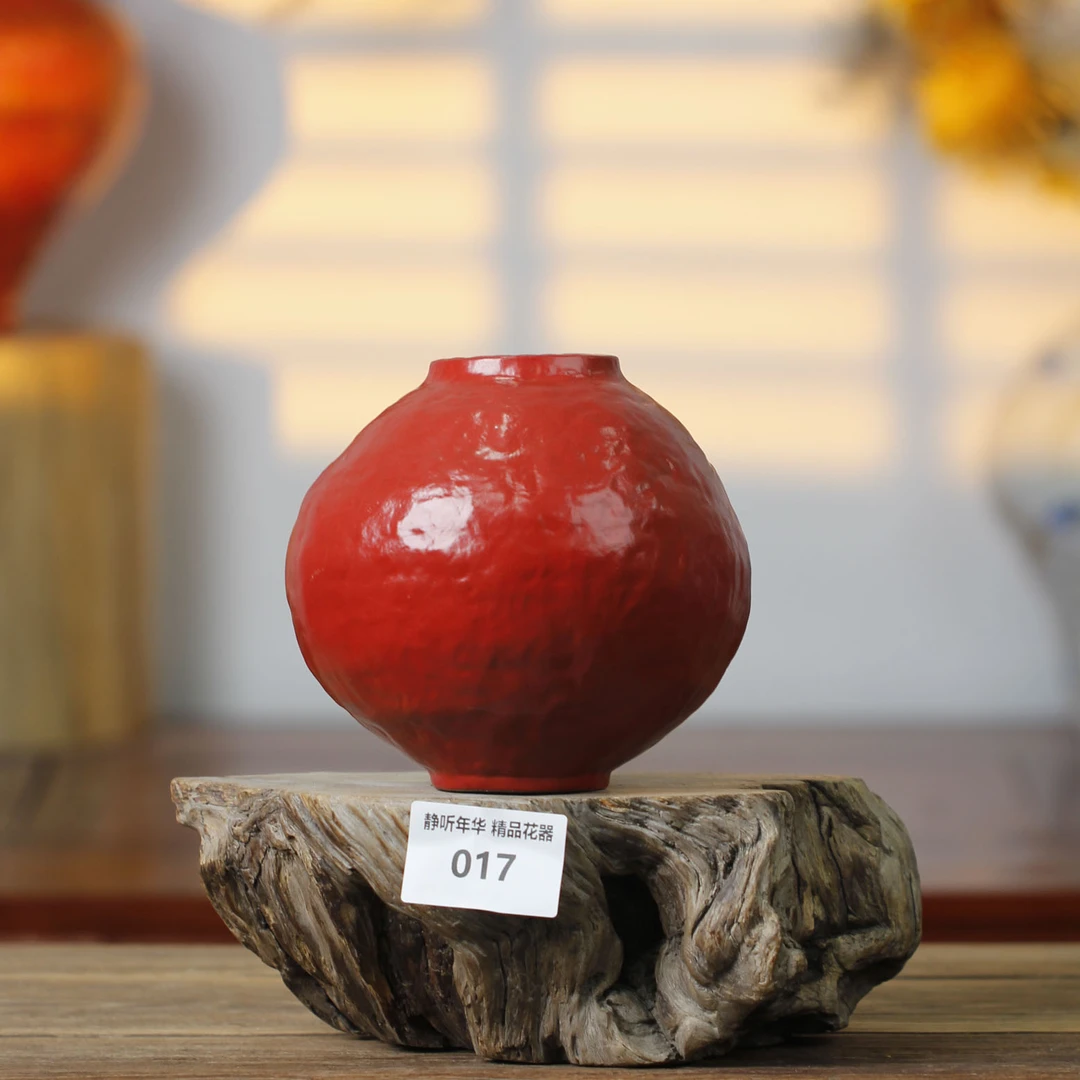 017-景德镇花器系列 口径7 高度18