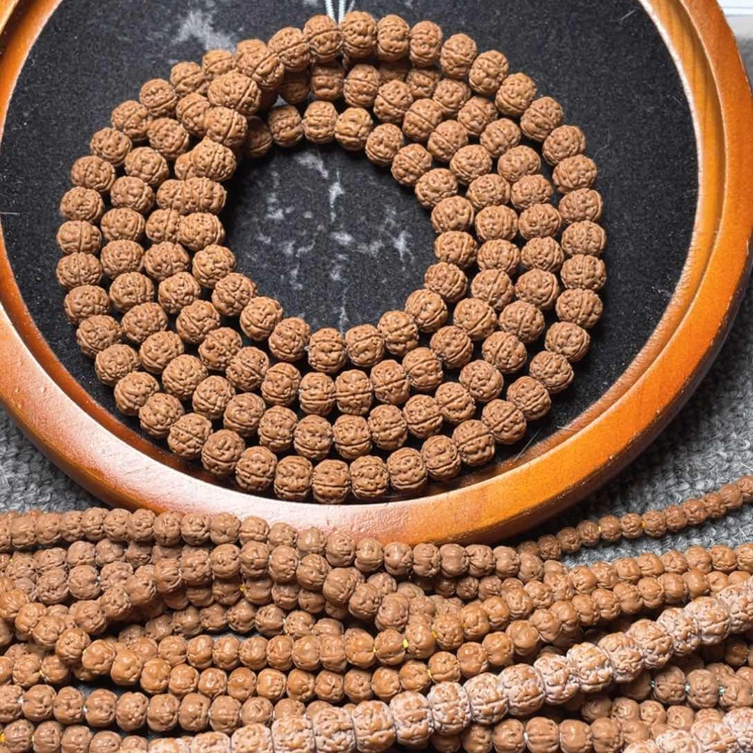 金刚菩提手串摇**梦纯血老树王脖挂9.4