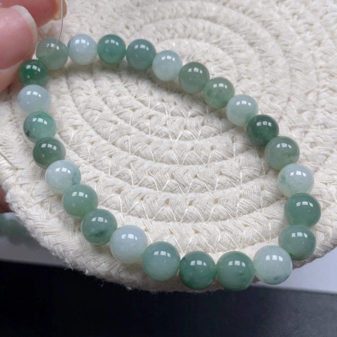 翡翠未镶嵌手链天然A货缅甸翡翠8