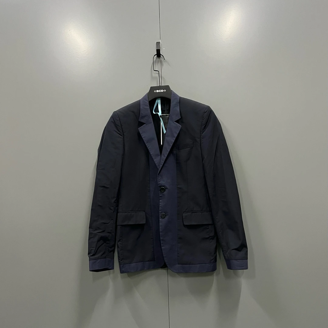 Givenchy 纪梵希 藏青色拼接西服 44码/95新/12000/fg204523