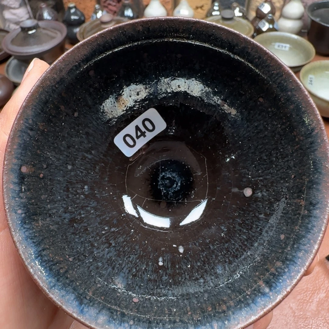 茶盏龙窑柴烧原矿原釉（微瑕）040