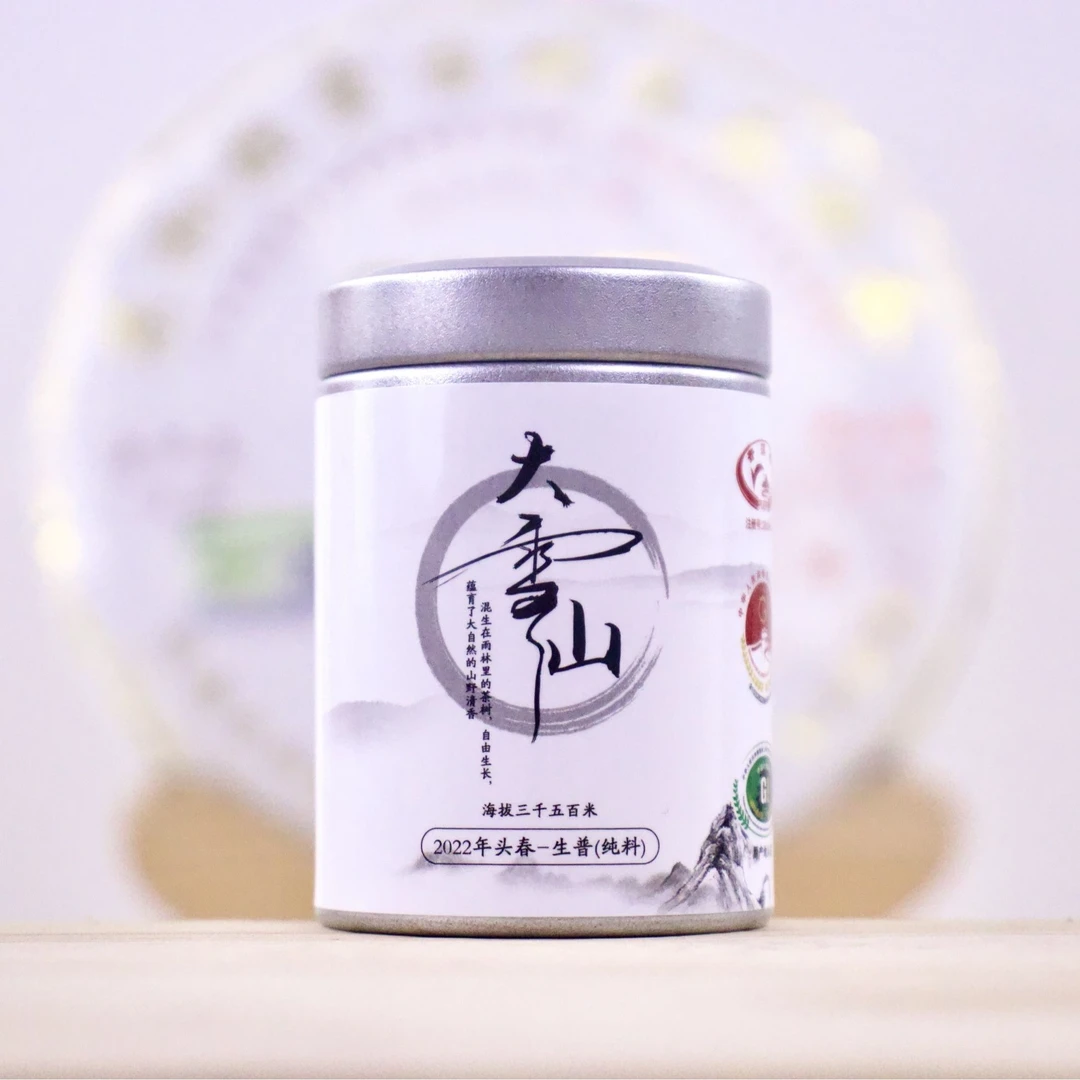 大雪山纯料1319系列2022年头春普洱生茶