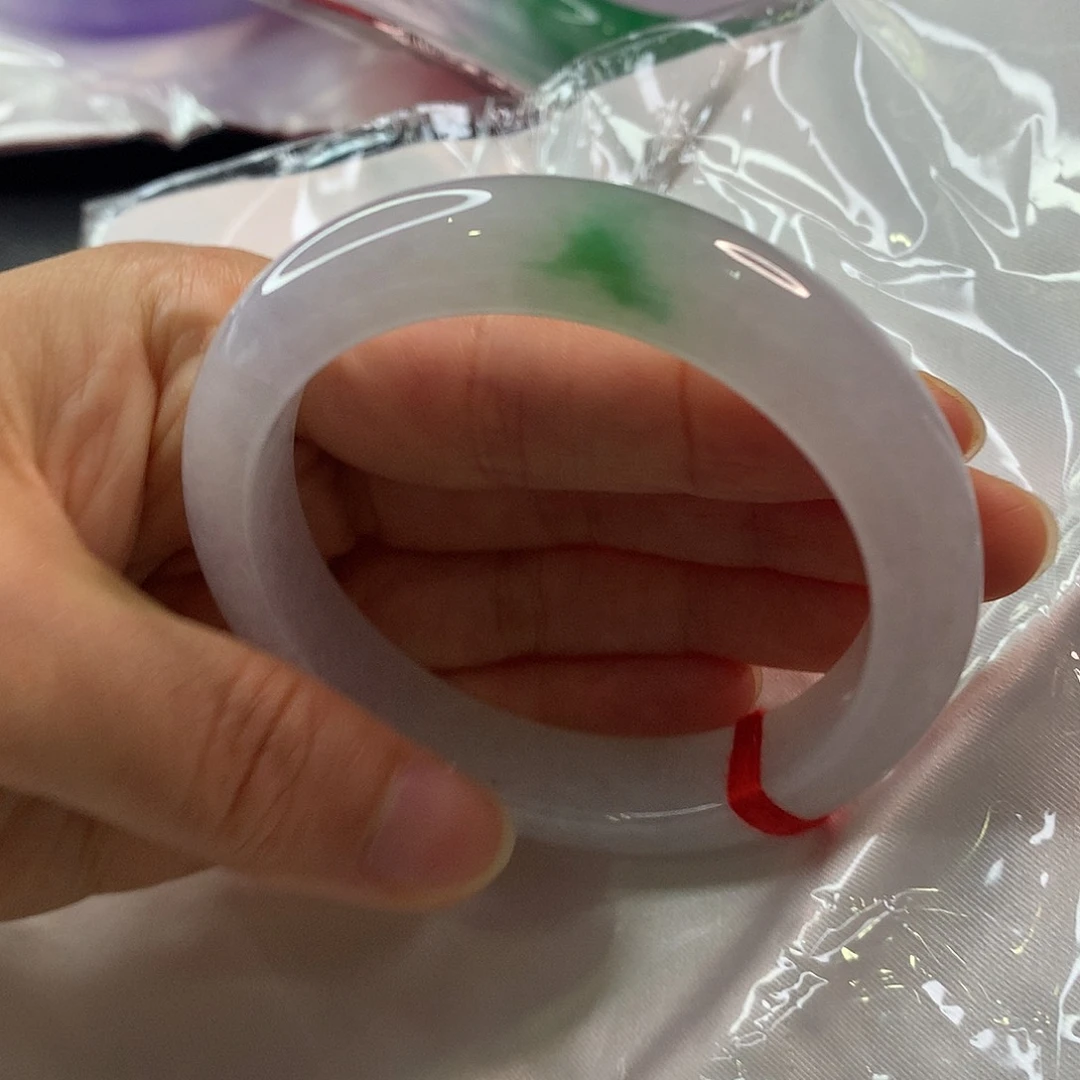 翡翠未镶嵌手镯翡翠手镯56.7