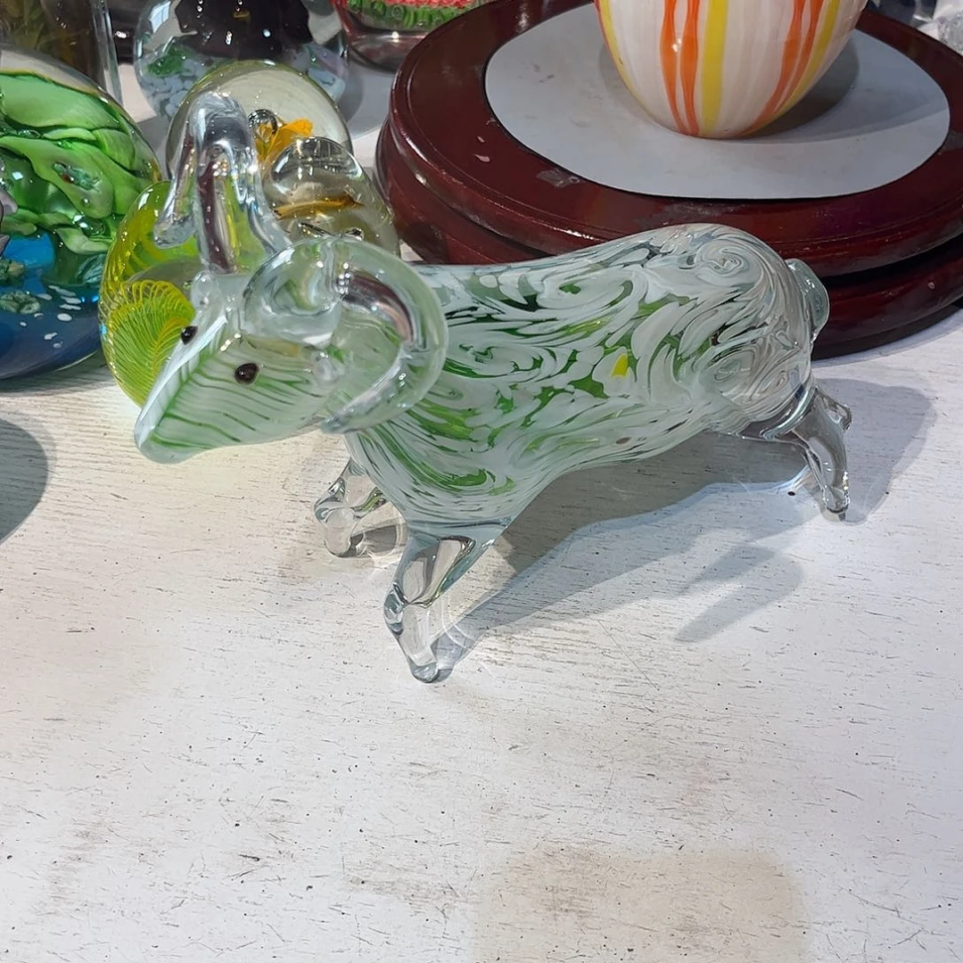 刺***猬手工艺品琉璃纯手工