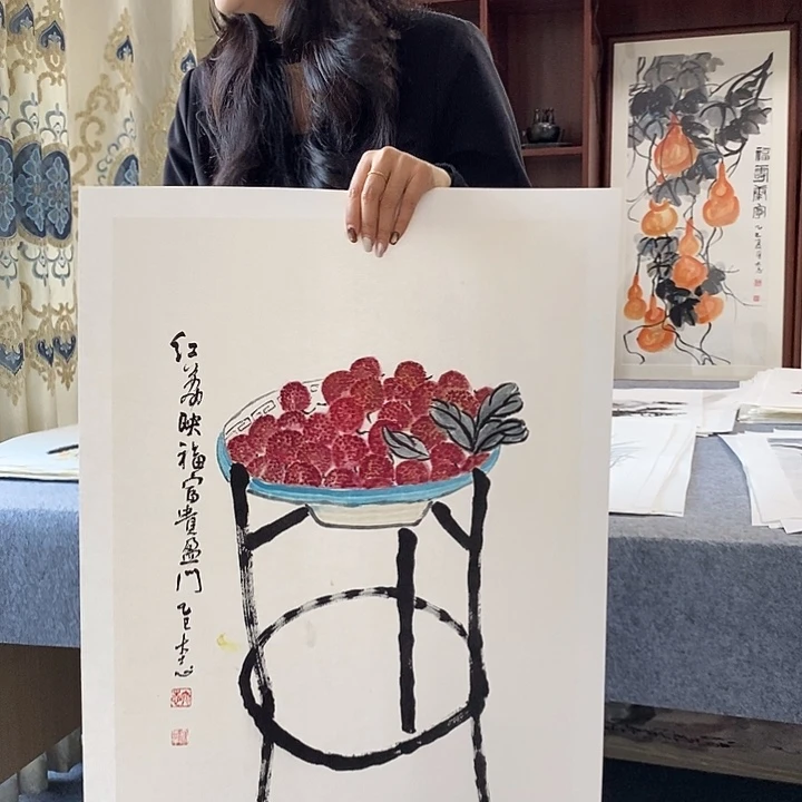 国画纯手绘国画作品写意