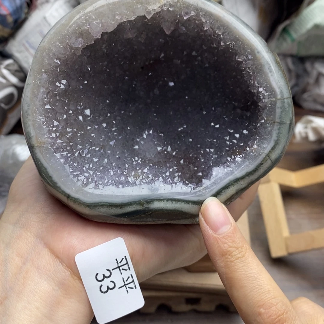 紫晶珠宝半成品未镶嵌